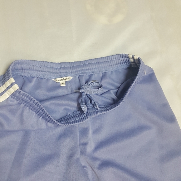 MIDNIGHT Track Pants Women's Medium Double Stripe - Picture 6 of 7